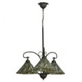 thumbnail image 4 of Meyda Tiffany - 153966 - Three Light Chandelier - Willow - Mahogany Bronze, 4 of 5