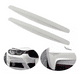 thumbnail image 1 of 1 Par Protector Moldura Defensas Facias Bumper Jetta Vw Xtellar blanco, 1 of 4