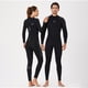 thumbnail image 4 of Trituras Ultrathin Manga larga Pantalones largos Traje de baño Una pieza Profesional Impermeable espesado para nadar Snorkeling Surfing Man / Black M Eigraketly OD017133-08, 4 of 7