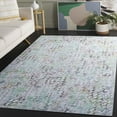 thumbnail image 3 of SAFAVIEH Tacoma Sheldon Abstract Machine Washable Area Rug, Grey/Green, 5' x 8', 3 of 12