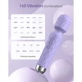 thumbnail image 2 of SIKXTOA Vibrator Wand, Female Adult Sex Toys, Vibrators for Her, Wand Massager, Clit Stimulator Sex Toy, Dildo, with 8 Speeds of Pleasure & 20 Patterns, Powerful,Waterproof, 2 of 7