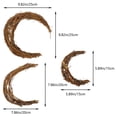 thumbnail image 5 of NUOLUX Rattan Wreath Moon Wreath Form For Party 2Pcs 7.86X6.29X1.18In, 5 of 6