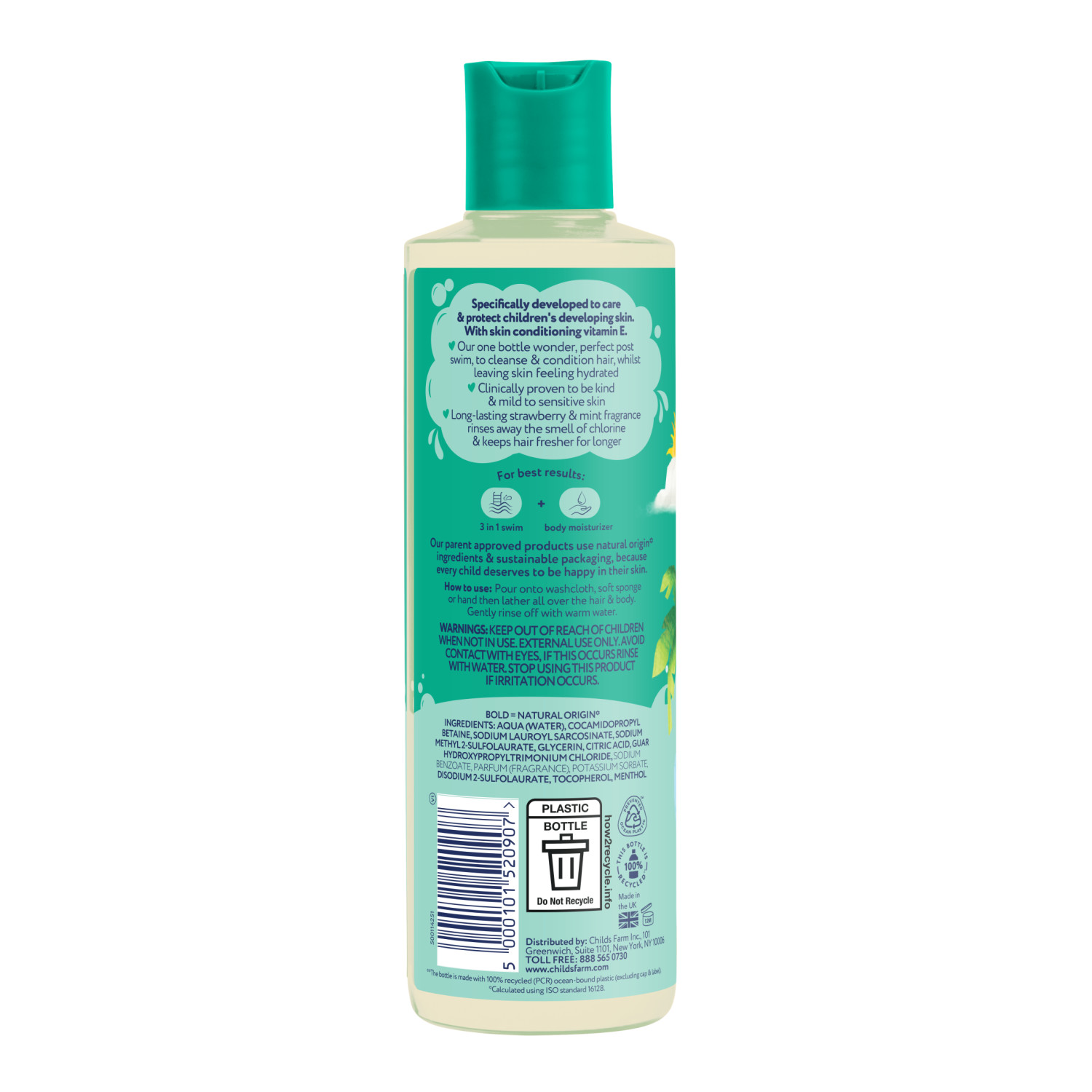 Childs Farm 3 in 1 Swim, Strawberry & Mint, 8.4 fl oz photo 8