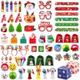 thumbnail image 2 of Christmas Gifts Santa Claus Bracelet Kid Toys Gift Bag Glasses Fingertip Magic Cube Hairpin Headband Keychain Christmas Supplies, 2 of 5