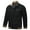 Black, variant on XMMSWDLA Tops for Men Autumn And Winter Casual Solid Color Tooling Wind Jacket Zipper Coat