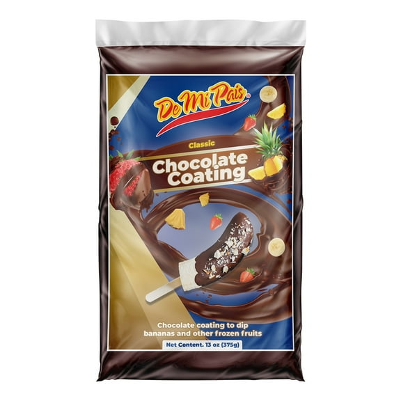 De Mi Pais Cobertura de Chocolate 13oz / Chocolate Coating 375g 12-PACK
