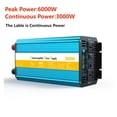 thumbnail image 1 of Inverter with Charger Car Power Inverter Pure Sine Wave Transformer Backup Battery ,Easy to Use, 1 of 6