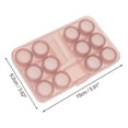 thumbnail image 3 of Unique Bargains 1 Set Contact Lens Case Durable Rectangular Lens Storage Case Pink, 3 of 5
