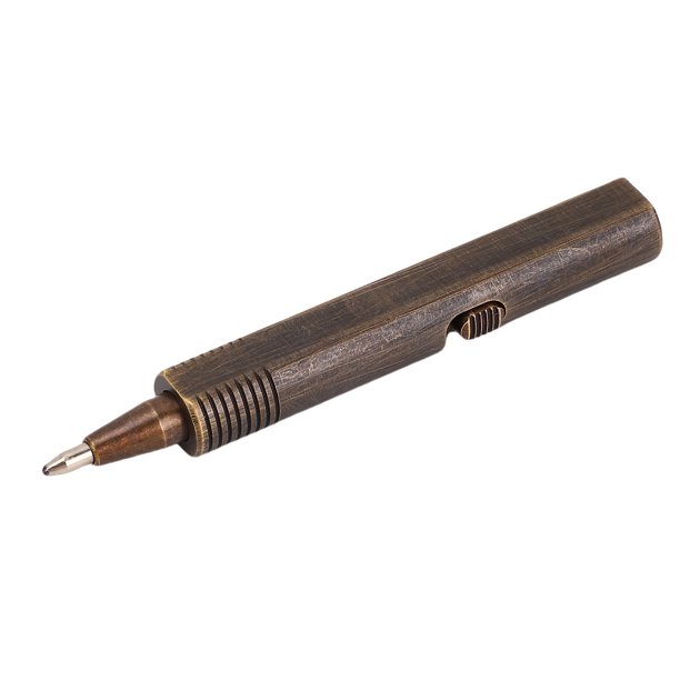 Mini Bolígrafo, Bolígrafo De Bolsillo Pequeño Portátil De Latón Con Escritura Suave Para Regalo De Firma De Viajes De Negocios De Oficina
