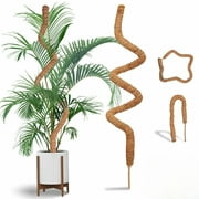 1pc Bendable Moss Pole for Plants Moss Poles for Climbing Plants | Coconut Palm Fiber Monstera Plant Support | Handmade Coco
