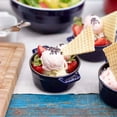 thumbnail image 3 of Staub Cast Iron 0.25-qt Mini Round Cocotte - Dark Blue, 3 of 11
