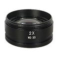 thumbnail image 1 of 0.5X 2X 0.7X Auxiliary s Lens For Industry Digital Video Stereo Microscope Camera Objective Lens Mounting Thread, 1 of 4