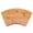 Fan Large, Brown, variant on BambooMN Bamboo Sushi Board Serving Tray, Rectangle, 11.4" x 6.7" x 1.2" Natural Color, 1 Pieces