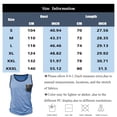 thumbnail image 3 of Men's Workout Sleeveless Tank Top Breathable Slim Fit Gym Tee Topographic Pattern Pocket Bodybuilding Tank Top, 3 of 8