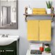 thumbnail image 2 of Juego de toallas de mano LRUUIDDE para baño, 2 unidades, algodón, 14 x 30 cm, color amarillo, 2 of 9
