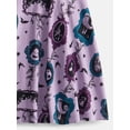 thumbnail image 3 of The Nightmare Before Christmas Girls Print Skater Dress with Short Sleeves, Sizes 4-12, 3 of 3