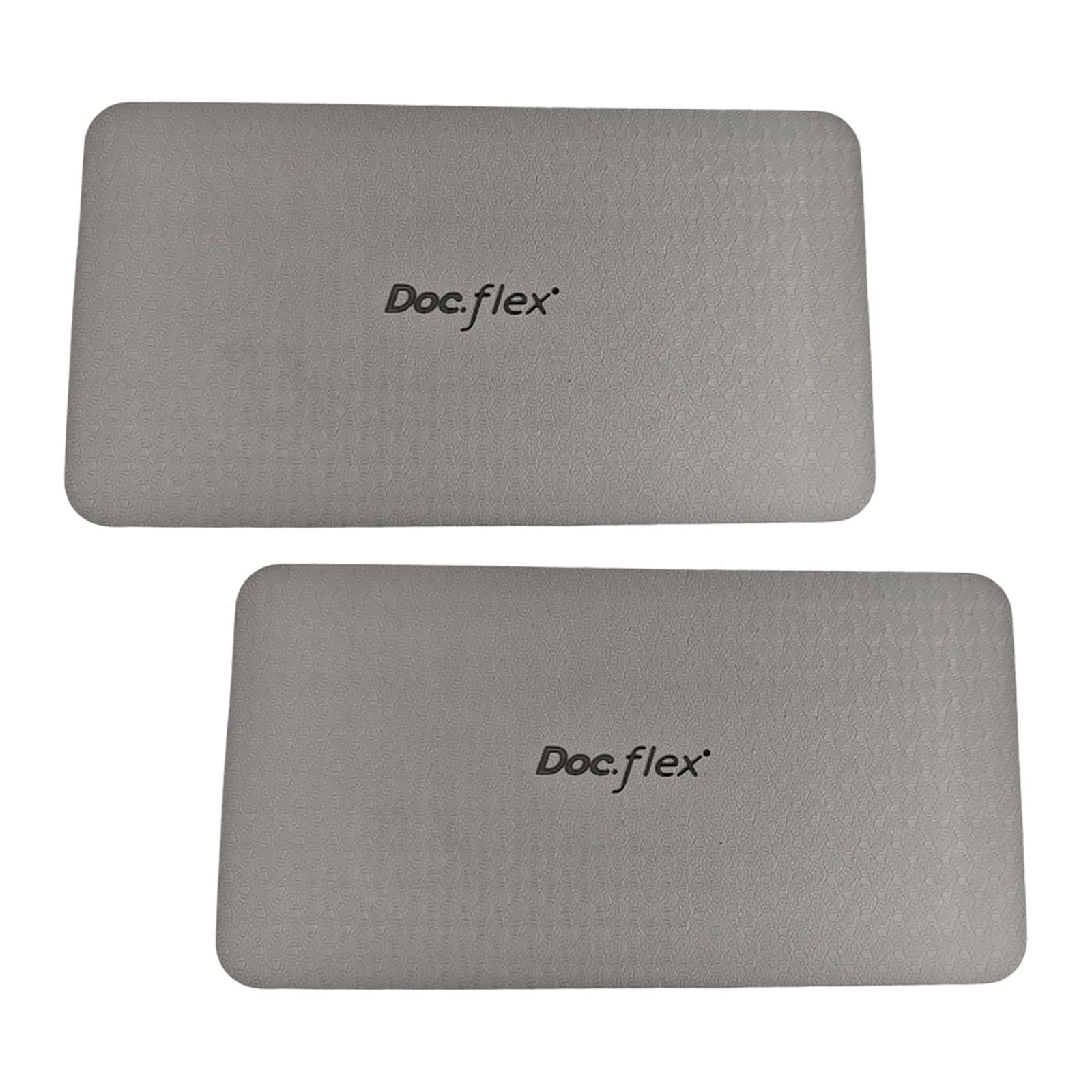 2 Pieces Pilates Mat Yoga Knee Pad Exercise Pad Supportive TOE Material Home Gym Women Use