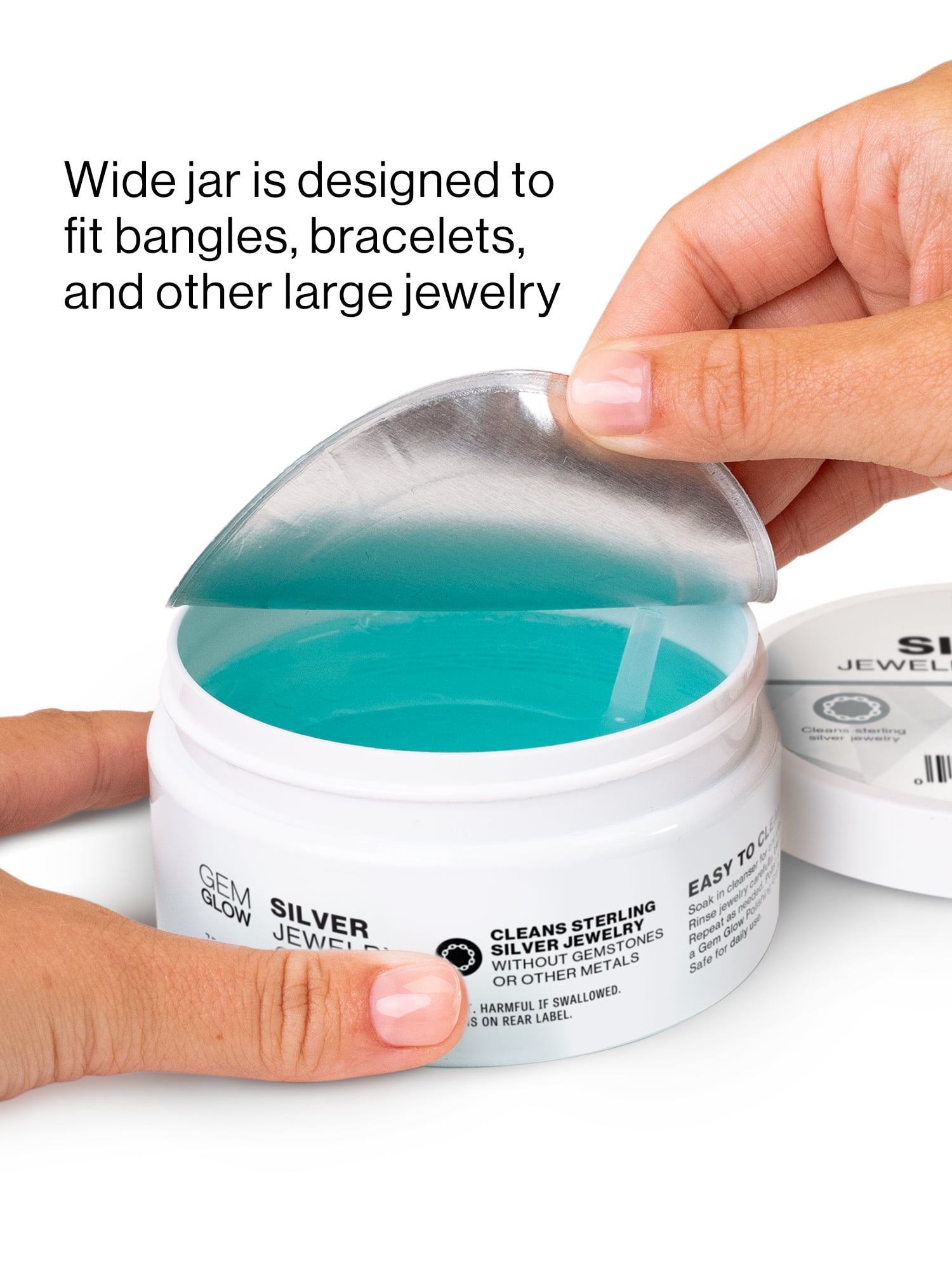 Gem Glow Jewelry & Watch Complete Pro Care System with Ultrasonic Cleaning Machine, Plastic
