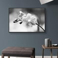 thumbnail image 3 of wall26 Floating Framed Canvas Wall Art for Living Room, Bedroom Black Flower Canvas Prints for Home Decoration Ready to Hang - 16x24 inches, 3 of 4
