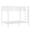 Off White, variant on Tcbosik Metal Bunk Bed Full Over Full Size, Bed Frame with Built-in Ladder and Full-Length Guardrail, Space-Saving & Noise Reduced, Black