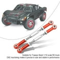 thumbnail image 2 of FAGINEY Aluminium Alloy Steering Linkage Rods for Traxxas Slash 1/10 Scale RC Truck,Steering Linkage Rod, RC Steering Rod, 2 of 6