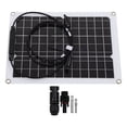 thumbnail image 1 of Panneau Solaire Flexible Monocristallin Composants du Système de PV 15W 12V Batterie Charge Portable pour le Camping Maison RV, 1 of 14