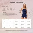 thumbnail image 7 of Doomiva Shorty Wetsuits for Women Sleeveless One Piece Swimsuits Beach Bathing Suits Black S, 7 of 7