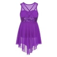 thumbnail image 2 of YEAHDOR Kids Girls Sleeveless Sequins Skating Leotard Dress Lyrical Modern Dance Costume, 2 of 7