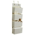 thumbnail image 2 of 3 Sprouts - Recycled Fabric Over the Door Organizer/Gingham Beige, 2 of 12