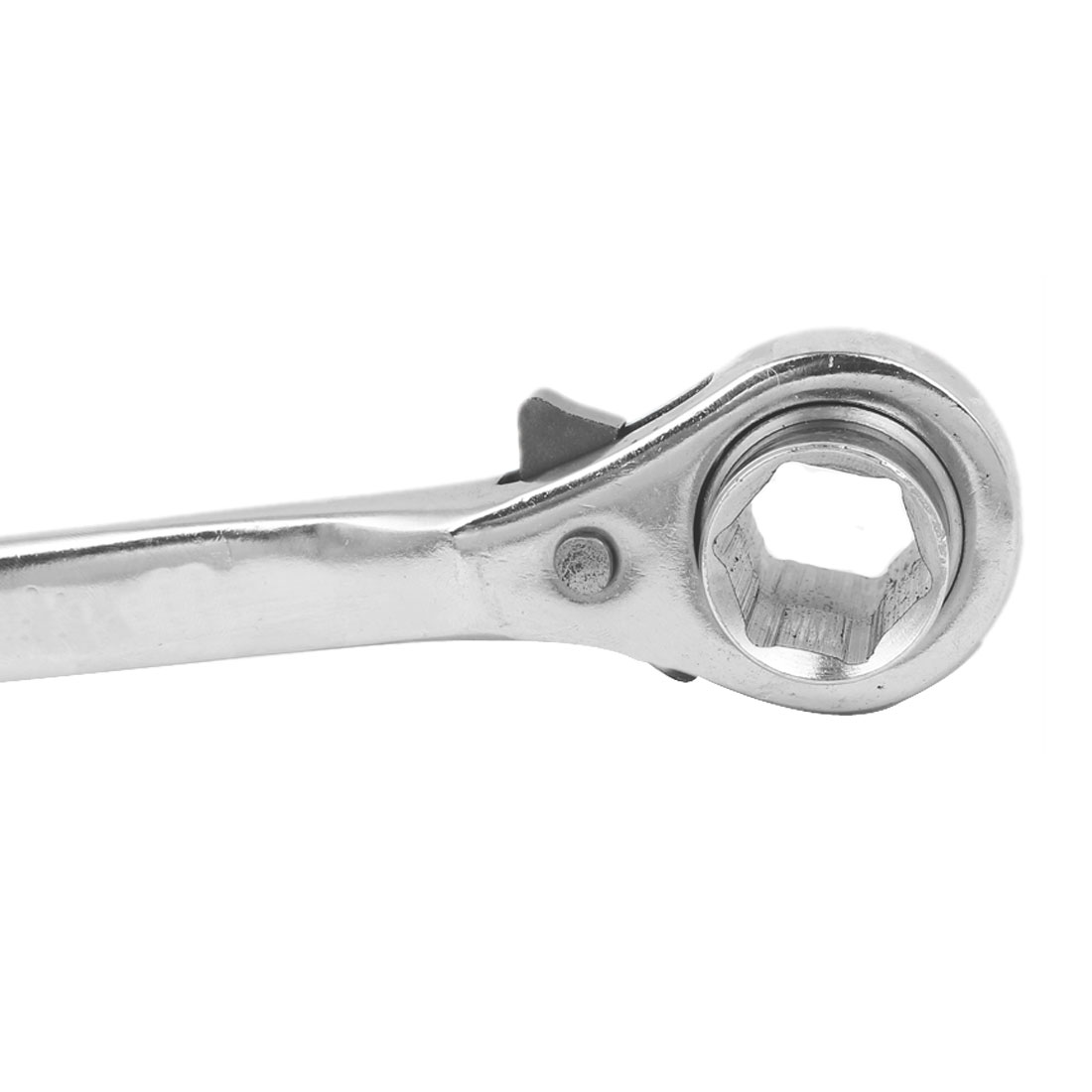 Double Sided Sharp Tail Hex Socket Ratcheting Spanner Ratchet Wrench