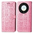 thumbnail image 1 of Funda Cartera FOXDOCK para Honor X9A , Flip PU con Relieve de Gatos y Perros, Tarjetero y Soporte, 1 of 6