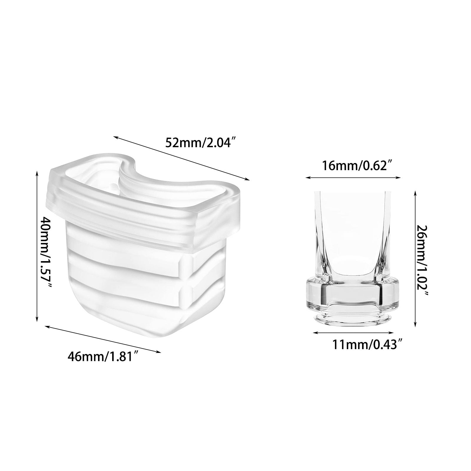 Silicone Diaphragm Membrane Duckbill Valves 24mm/27mm Flange Horn Wearable Electric Breast Pump Accessories for S18/S21