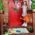 thumbnail image 2 of Happy Easter mat Spring Door Mat Eggs Easter Doormat Easter Flower Indoor Outdoor Welcome Doormat, 23.6 x 15.7 Inches, 2 of 6