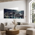 thumbnail image 3 of Cuadro Ciudad Nueva York Decorativo Moderno En Canvas Panorámica Impresión Latex Hd Material No Sintético Marco Opcional, 3 of 4