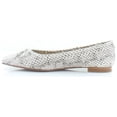 thumbnail image 2 of Sam Edelman Woman Jillie Bow Snake-Effect Leather Ballet Flats Animal Print (6.5, Snake), 2 of 8