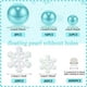 thumbnail image 3 of Fiudx Relleno para Jarrón Navideño, Elegantes Cuentas de Perla, Adorno Festivo de Copos de Nieve y Dulces, Centro de Mesa para Fiestas, Decoración Navideña para El Hogar, Juego de Decoración Multiuso, 3 of 5