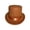 Brown, variant on Classic Tall Top Hat, Halloween Lincoln Style Magician Stage Prop, Carnival Themed Party Costume Dress Hat, Hat for Halloween Party Stage Performance Cosplay