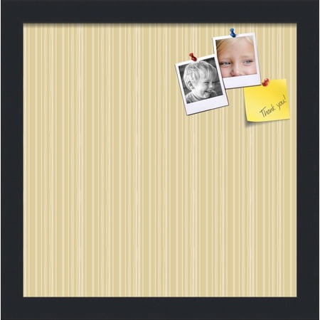PinPix 12x12 Custom Cork Bulletin Board Poster Board Has a Fabric Style Canvas Finish Framed in Other by ArtToFrames (PinPix-613)
