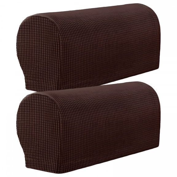 AUQ Set of 2 Stretch Armrest Covers,Chair Arm Covers,Sofa Arm Covers,Arm Covers for Chairs Couch Sofa Armchair Slipcovers for Recliner Sofa