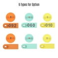 thumbnail image 3 of 100PCS Blank Livestock Ear Tags Sheep Ear Tags for Livestock Identification Information Management, 3 of 7