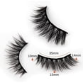 thumbnail image 5 of Kit de 10 pares de pestañas postizas, pestañas postizas 3D, pestañas largas naturales y esponjosas, pestañas postizas de banda suave reutilizables, extensión de pestañas de maquillaje negro de lujo, 5 of 5