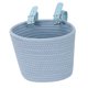 thumbnail image 1 of Cesta de almacenamiento para bicicleta para niños, fácil de instalar, desmontable, bonita y decorativa. Azul, 1 of 8