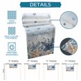thumbnail image 6 of Navy Blue Starfish Coastal Table Runner 70 Inches, Nautical Summer Beach Coral Shell Bed Runner Dresser Scarves Tabletop for Indoor Outdoor Parties/Ceremony/Banquet, 13" x 70", 6 of 9