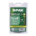 thumbnail image 7 of Spax 5041701 Power Lags 0.312 x 4 in. Washer Carbon Steel Lag Screw, Yellow Zinc - Pack of 12, 7 of 7