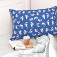 thumbnail image 4 of Rateoe Cute Shark Pattern Decorative Pillow Case,Throw Pillow Covers,Plush Pillow Cover,Soft Pillow Case,Velvet Pillow Case-14"x20", 4 of 6