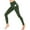 Army Green, variant on Vekome Girls Yoga Leggings with Pockets High Waisted Pants Seamless Solid Lightweight Running Tights Black 4T