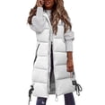 thumbnail image 2 of IMENGL Manteau Décontracté Uni à Capuche, Blanc m, Taille M-4TG, 2 of 4