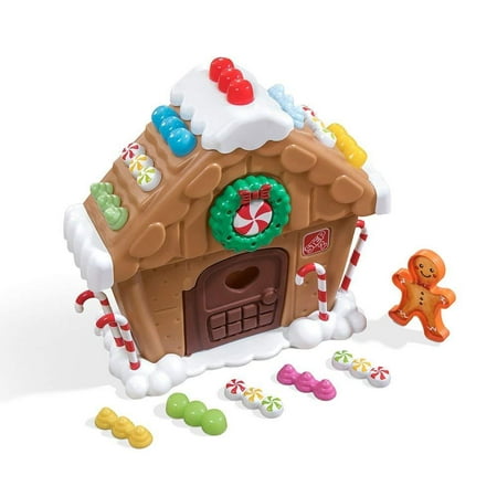 My First Gingerbread House, Gingerbread playset features gum drops, frosting swirls, peppermints, candy canes and more! By