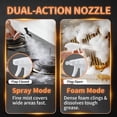thumbnail image 4 of All Purpose Cleaner Spray, Heavy Duty Kitchen Degreaser Foam & Stubborn Stain Remover for Kitchen, Household, Oven, Stove, Range Hood, Tiles, Dual-Spray Nozzle, Lemon Scent, 16.91 Fl Oz, 4 of 4
