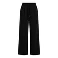 thumbnail image 4 of Horkkom Sweatpants Women Straight Leg Elastic Waist Drawstring Pants Soft Warm Casual Pants with Pockets, S-2XL, 4 of 4